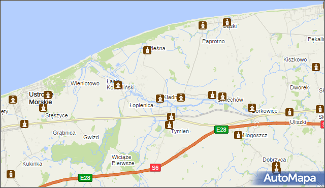 mapa Kładno, Kładno na mapie Targeo