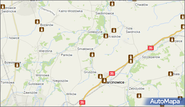 mapa Klecin, Klecin na mapie Targeo