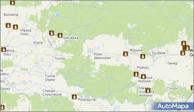 mapa Kobylnica Ruska, Kobylnica Ruska na mapie Targeo