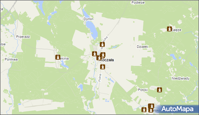 mapa Koczała, Koczała na mapie Targeo