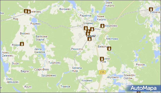 mapa Konitop, Konitop na mapie Targeo