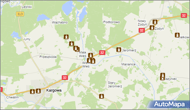 mapa Kopanica gmina Siedlec, Kopanica gmina Siedlec na mapie Targeo