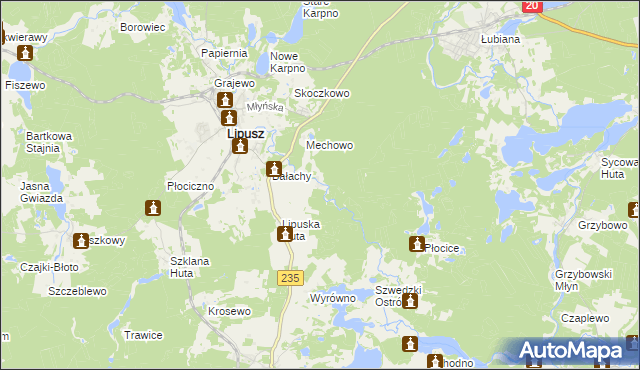 mapa Krugliniec, Krugliniec na mapie Targeo