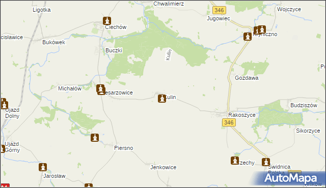 mapa Kulin, Kulin na mapie Targeo