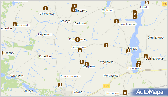 mapa Latalice, Latalice na mapie Targeo