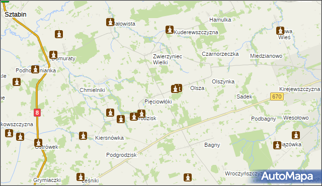 mapa Lewki gmina Dąbrowa Białostocka, Lewki gmina Dąbrowa Białostocka na mapie Targeo