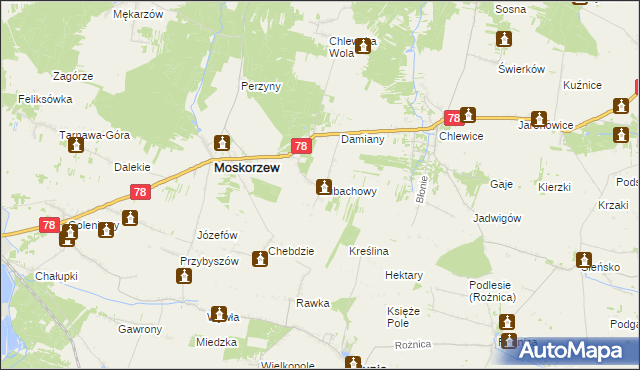 mapa Lubachowy, Lubachowy na mapie Targeo