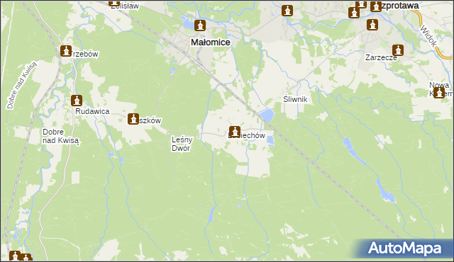 mapa Lubiechów, Lubiechów na mapie Targeo