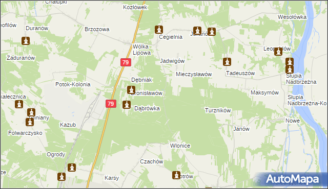 mapa Łubowa, Łubowa na mapie Targeo