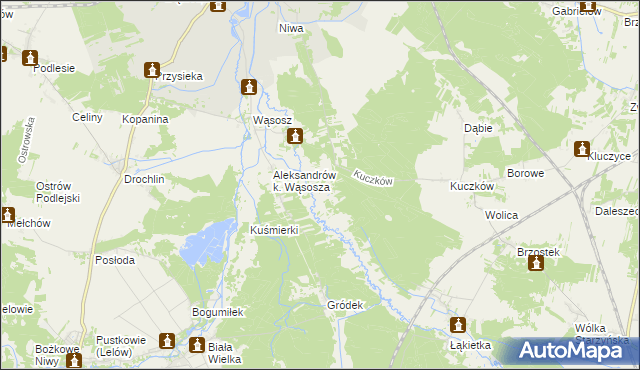 mapa Łysaków gmina Koniecpol, Łysaków gmina Koniecpol na mapie Targeo