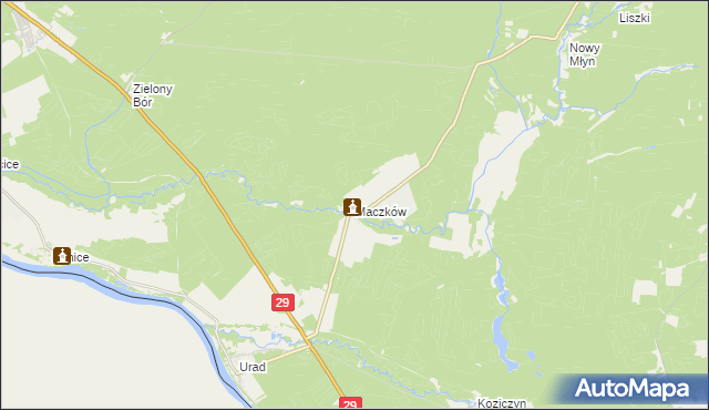 mapa Maczków, Maczków na mapie Targeo