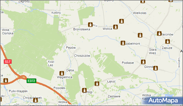 mapa Marianka gmina Kurów, Marianka gmina Kurów na mapie Targeo