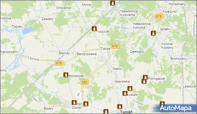 mapa Markowszczyzna, Markowszczyzna na mapie Targeo