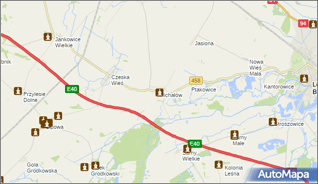 mapa Michałów gmina Olszanka, Michałów gmina Olszanka na mapie Targeo