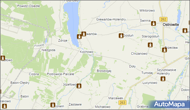 mapa Mieczownica, Mieczownica na mapie Targeo