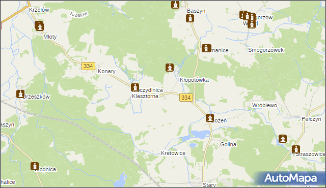 mapa Moczydlnica Dworska, Moczydlnica Dworska na mapie Targeo