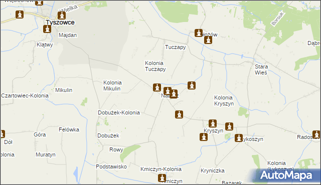 mapa Nabróż, Nabróż na mapie Targeo