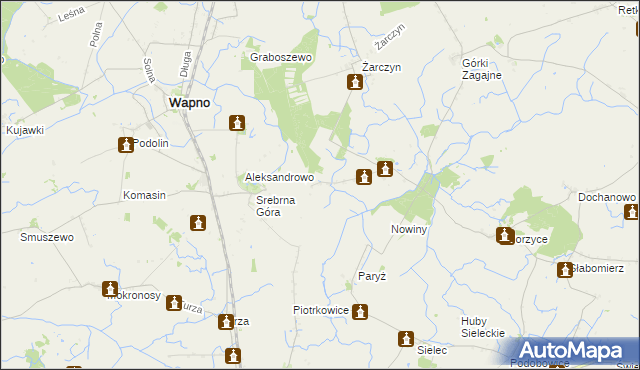 mapa Nadborowo, Nadborowo na mapie Targeo