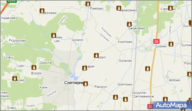 mapa Nidom, Nidom na mapie Targeo