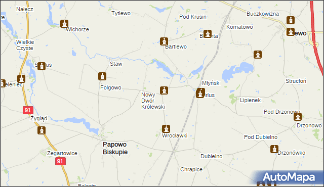 mapa Niemczyk, Niemczyk na mapie Targeo