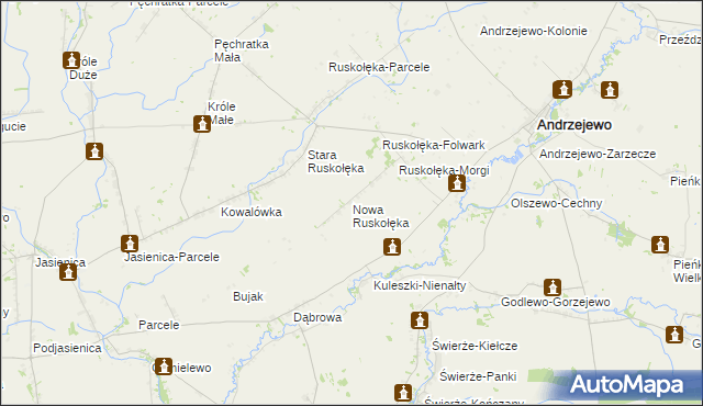 mapa Nowa Ruskołęka, Nowa Ruskołęka na mapie Targeo