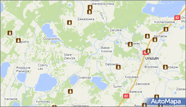 mapa Nowe Załucze, Nowe Załucze na mapie Targeo