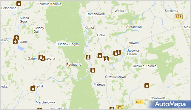 mapa Nowinka gmina Sidra, Nowinka gmina Sidra na mapie Targeo