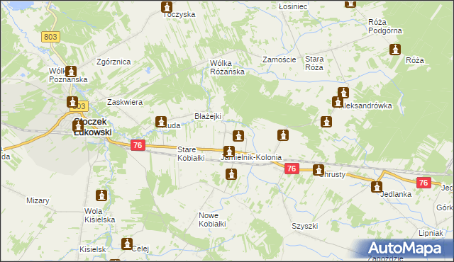 mapa Nowy Jamielnik, Nowy Jamielnik na mapie Targeo