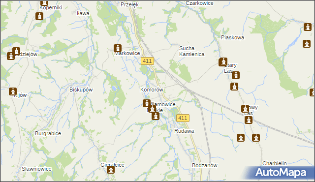 mapa Nowy Świętów, Nowy Świętów na mapie Targeo