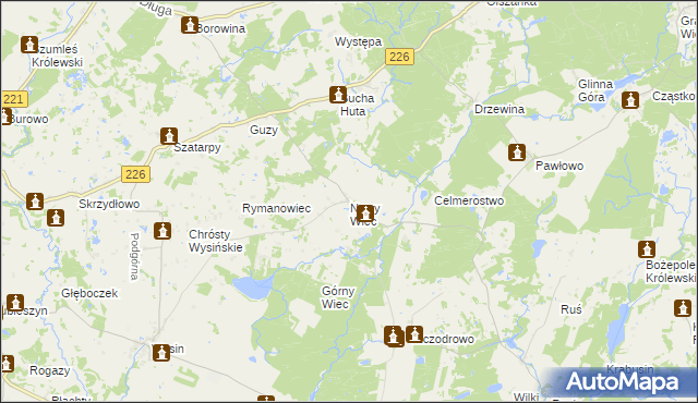 mapa Nowy Wiec, Nowy Wiec na mapie Targeo