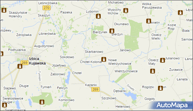 mapa Obałki, Obałki na mapie Targeo