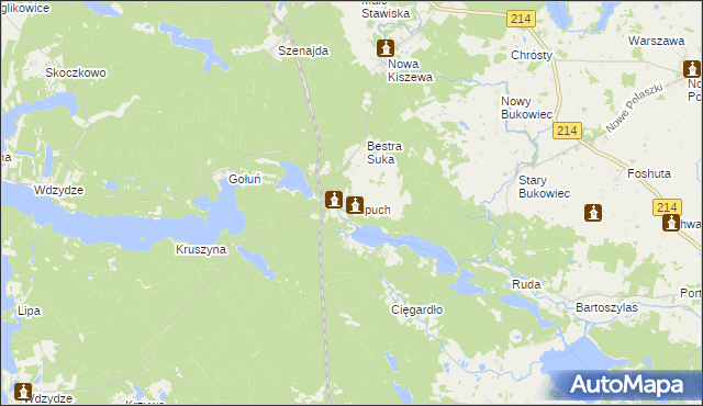 mapa Olpuch, Olpuch na mapie Targeo