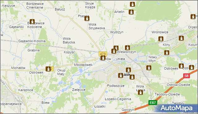 mapa Orchów, Orchów na mapie Targeo