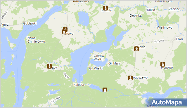 mapa Ostrów Wielki, Ostrów Wielki na mapie Targeo