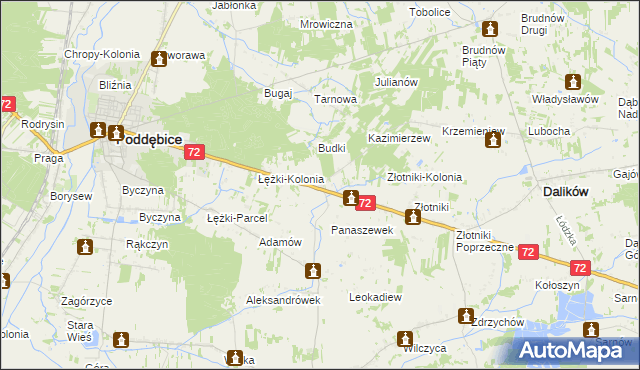 mapa Panaszew, Panaszew na mapie Targeo