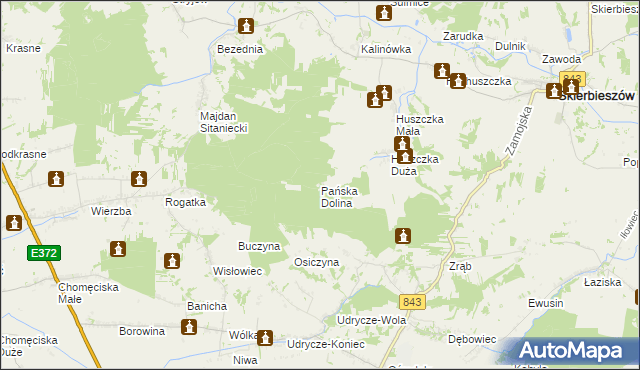 mapa Pańska Dolina, Pańska Dolina na mapie Targeo