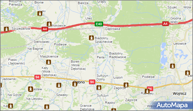 mapa Perła, Perła na mapie Targeo