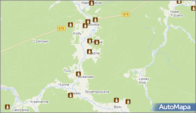 mapa Pieczonka, Pieczonka na mapie Targeo