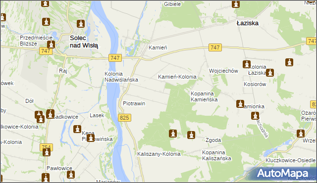 mapa Piotrawin-Kolonia, Piotrawin-Kolonia na mapie Targeo