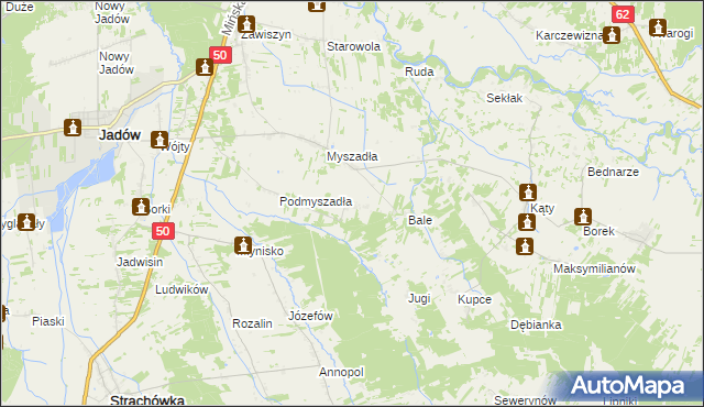 mapa Podbale, Podbale na mapie Targeo