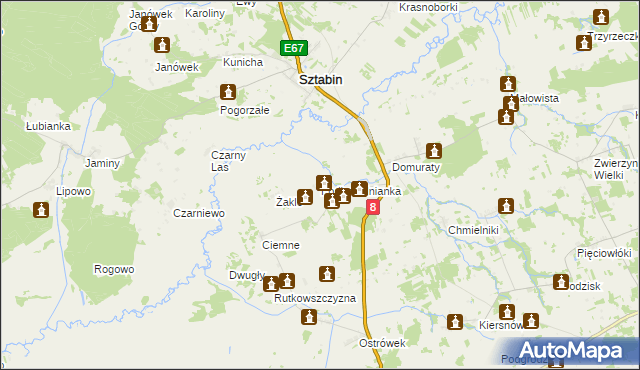 mapa Podhorodnianka, Podhorodnianka na mapie Targeo