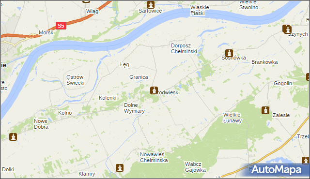 mapa Podwiesk, Podwiesk na mapie Targeo