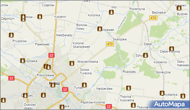 mapa Pólko gmina Żelazków, Pólko gmina Żelazków na mapie Targeo