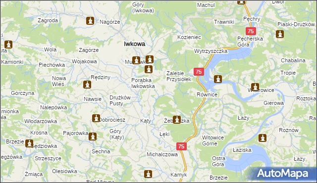 mapa Połom Mały, Połom Mały na mapie Targeo