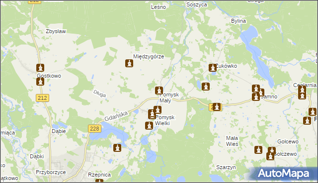 mapa Pomysk Mały, Pomysk Mały na mapie Targeo