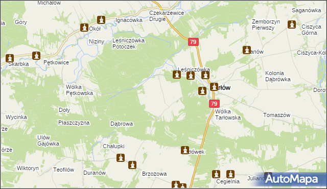 mapa Potoczek-Kolonia, Potoczek-Kolonia na mapie Targeo