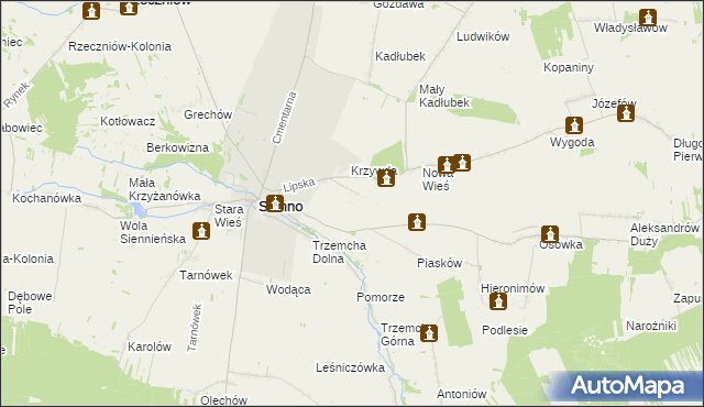 mapa Praga Górna, Praga Górna na mapie Targeo