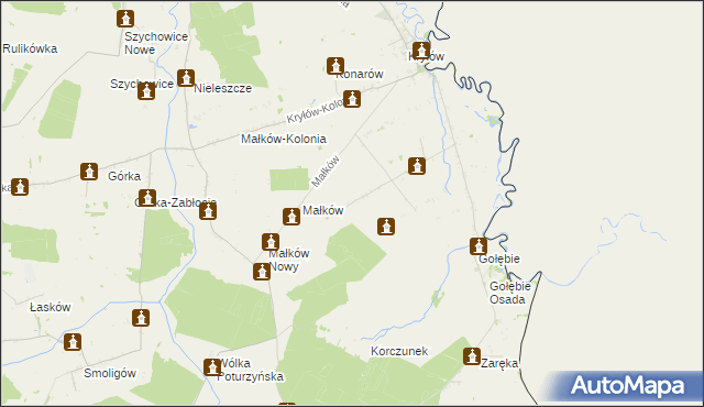 mapa Prehoryłe, Prehoryłe na mapie Targeo