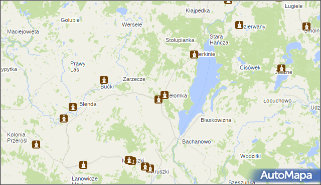 mapa Przełomka, Przełomka na mapie Targeo