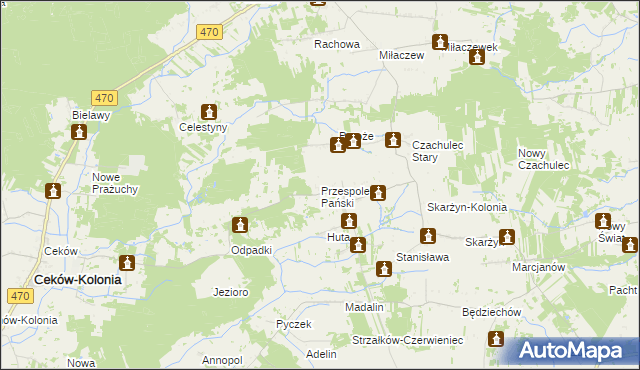 mapa Przespolew Pański, Przespolew Pański na mapie Targeo